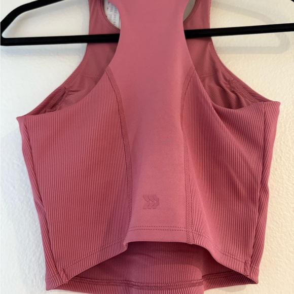 Pink Ribbed Tank Top - Picture 3 of 4